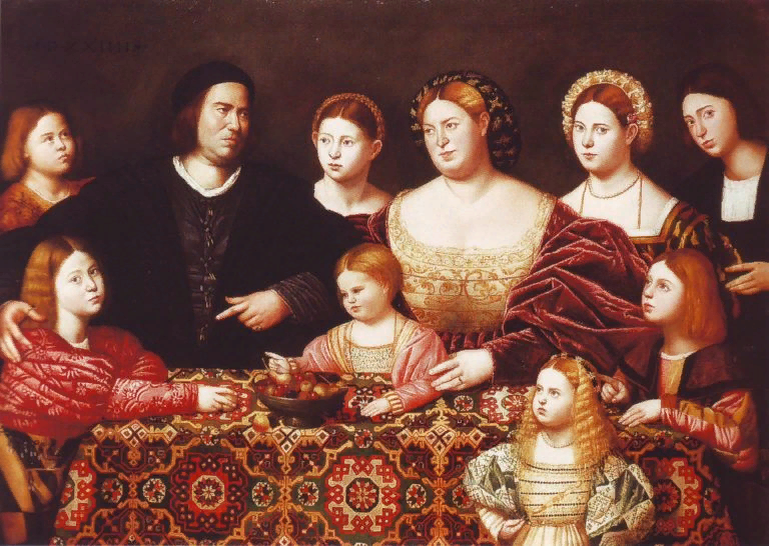 Бернардино Личинио "Семья" 1524 год