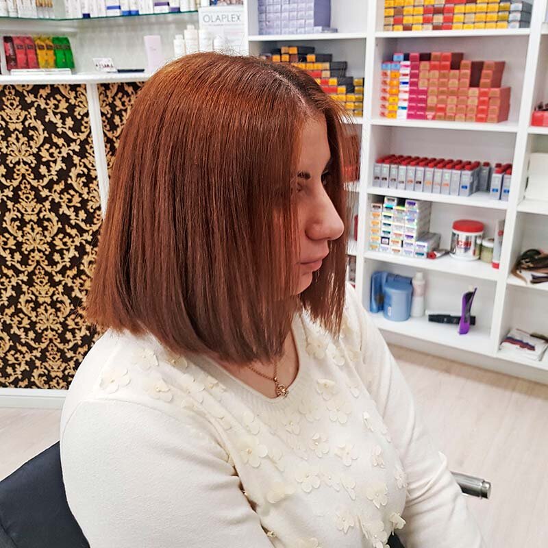 Японское сенсорное выпрямление волос