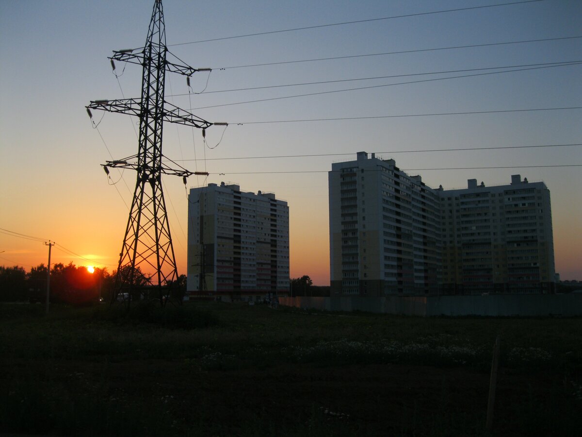  закат в Курочкиных