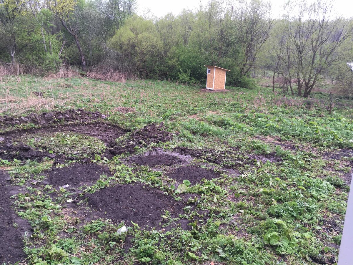 минигрядки (хорошая идея), на маленьком расстоянии друг от друга (плохая идея) и захватывающий вид на гравитационный сортир