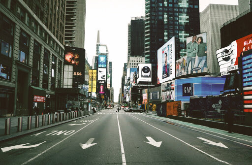 Нью-Йорк во время пандемии. Фото из интернета.