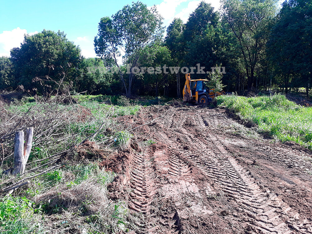 Устройство пересыпи через ручей.