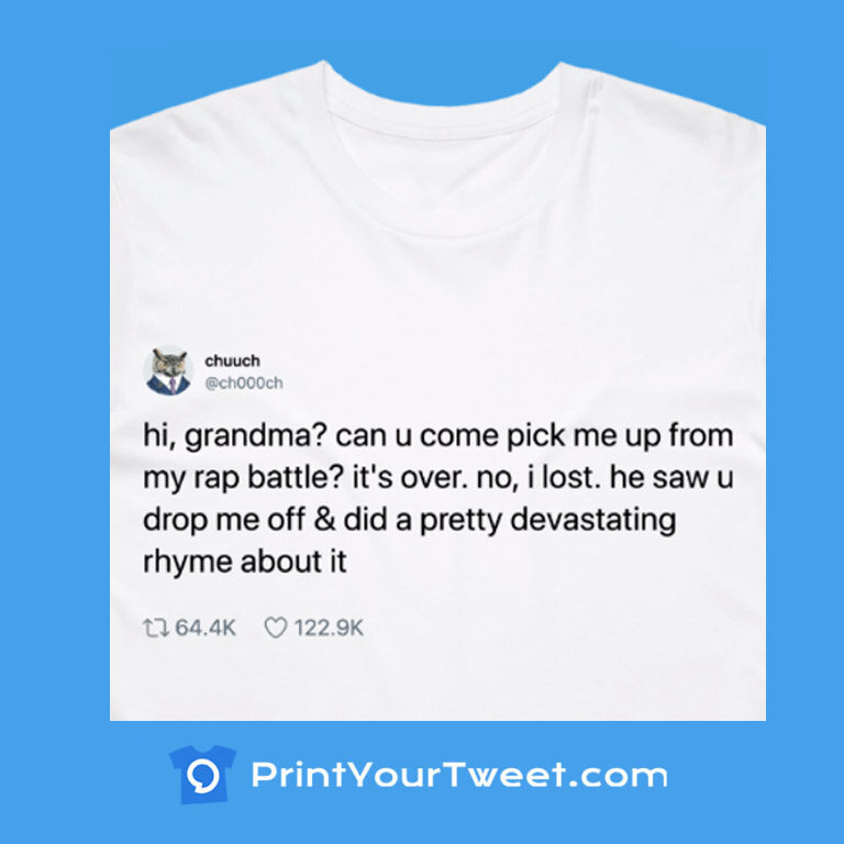 Пример принта с Printyourtweet.com