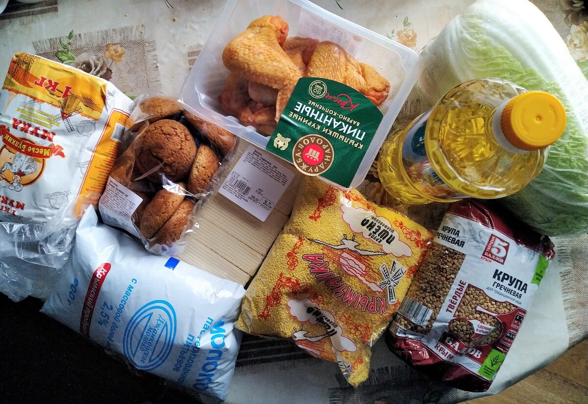 Продукты из маркета