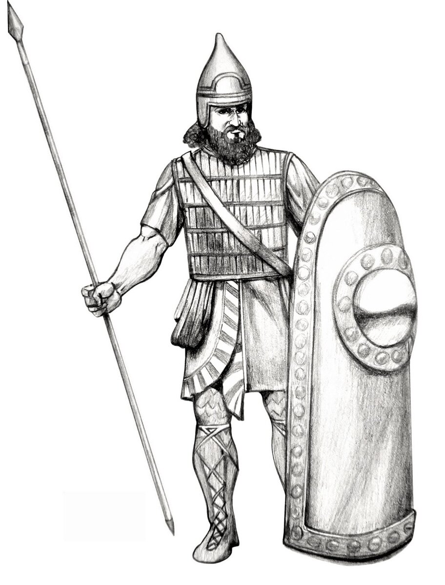 Рисунок воина 5 класс. Ассирийцы воины доспехи. Ассирийцы древние воины. Ассирийский воин. Воины древней Ассирии.