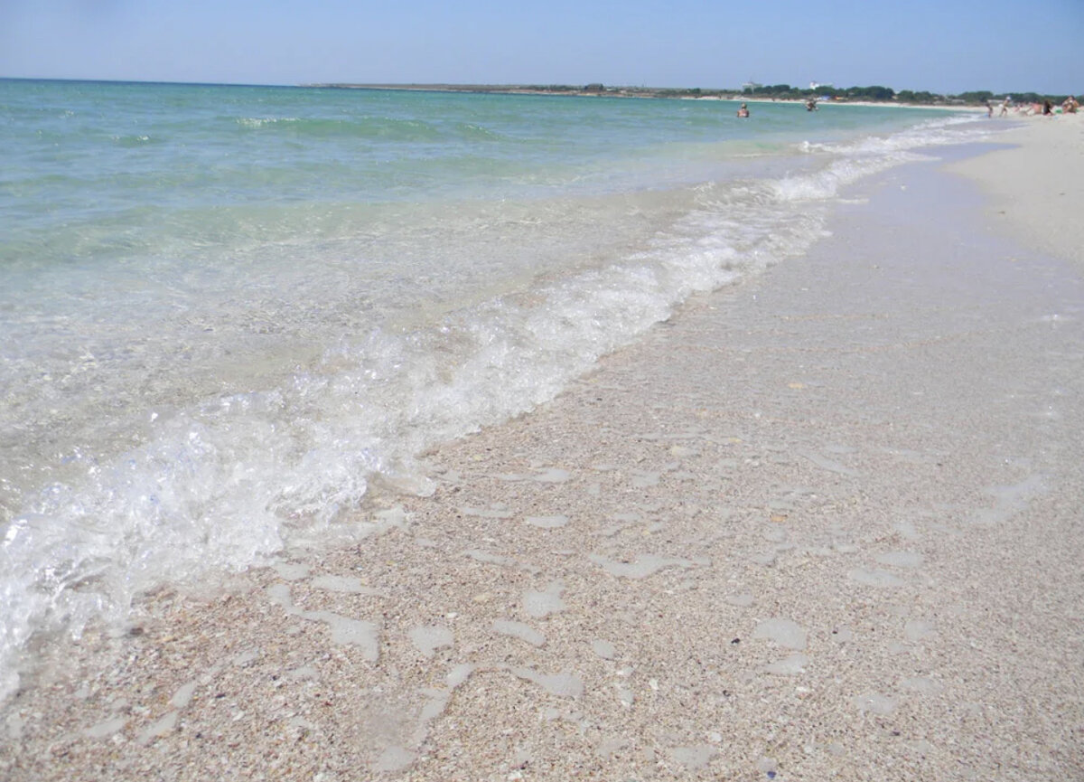 Пляж в Межводном