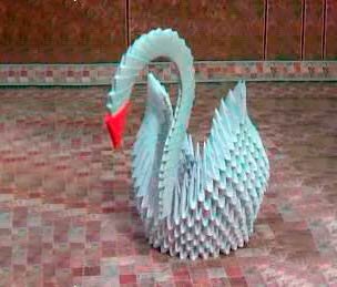 Оригами лебедь из модулей пошагово | Origami design, Origami swan, 3d origami swan