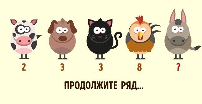 Каждый 5 лет. Задачки для ума взрослым. Логические задачи про животных. Головоломки продолжить ряд. Головоломки для соцсетей.