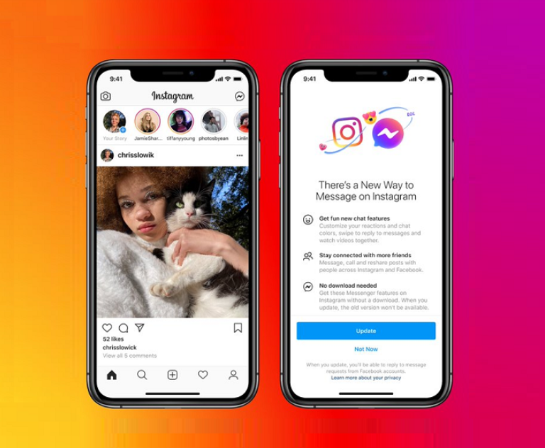О слиянии сообщений Facebook и Instagram уже объявлено, WhatsApp - вопрос времени