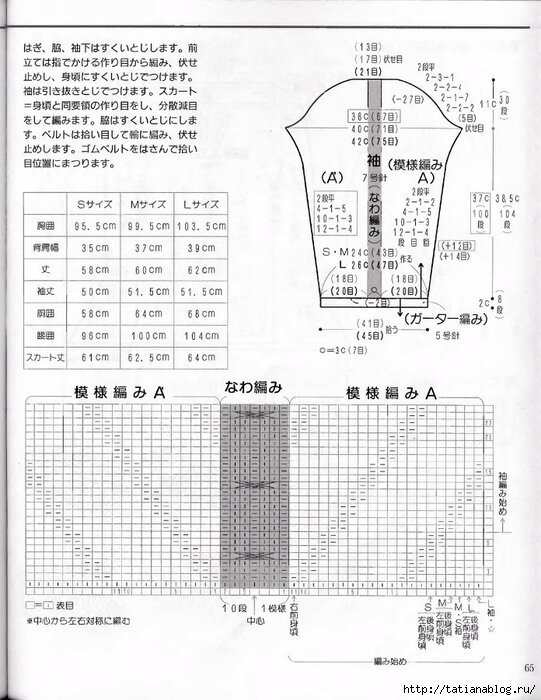 Вязаные модели спицами и крючком для бабушек из японского журнала ...