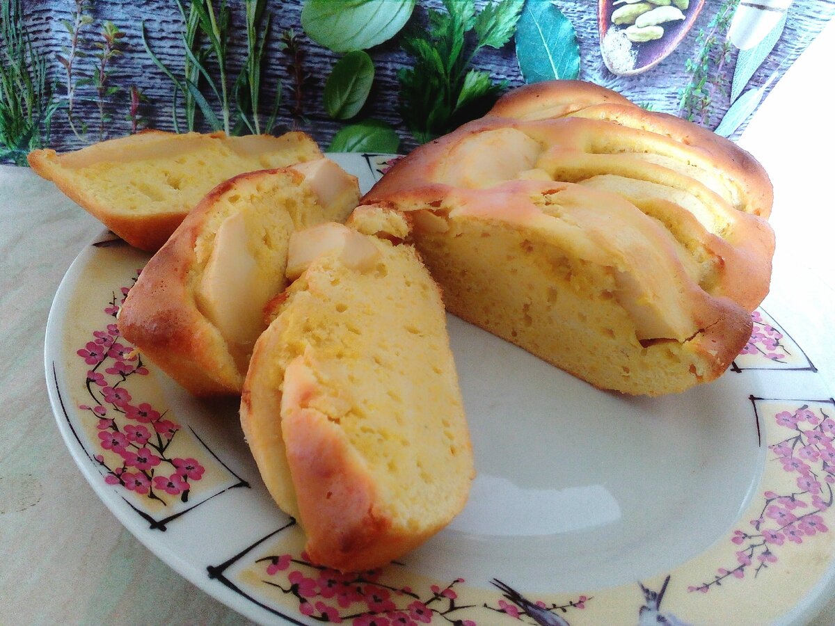 Пирог с яблочками