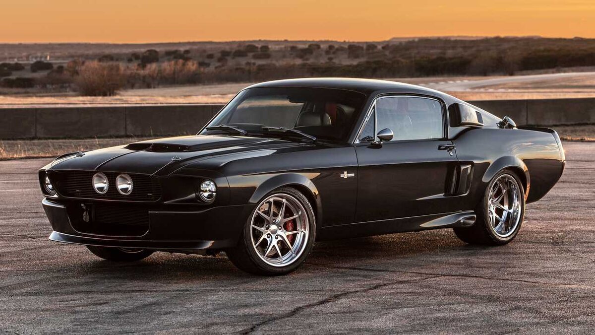 Форд Мустанг Shelby gt 500 1967 синий