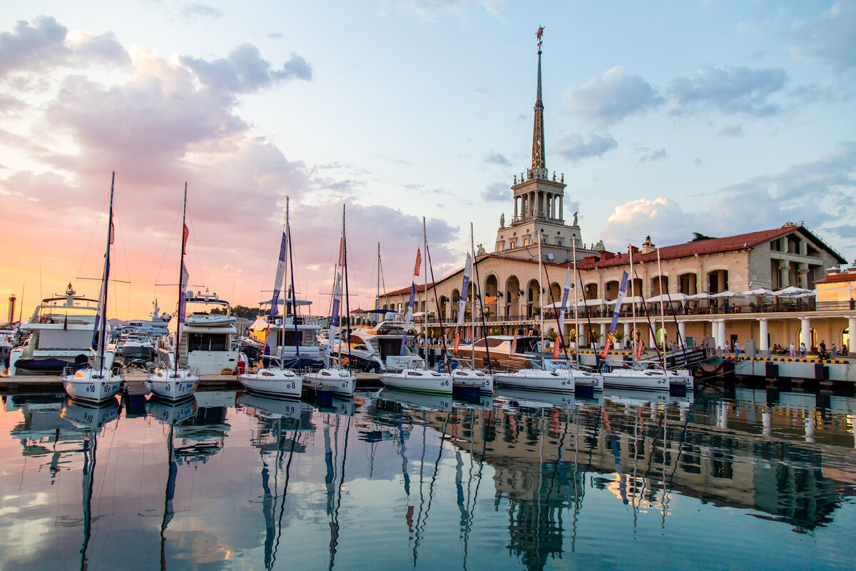 Сочи. Морской порт