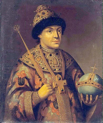 Фёдор III Алексе́евич (30 мая [9 июня] 1661, Москва — 27 апреля [7 мая] 1682, Москва) — Государь, Царь и Великий Князь всея Руси с 1676 года, из династии Романовых, сын царя Алексея Михайловича и царицы Марии Ильиничны, урождённой Милославской, старший брат царей Ивана V (родной) и Петра I (единокровный) - Википедия