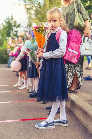 Как в школе у внука: синее и светлое