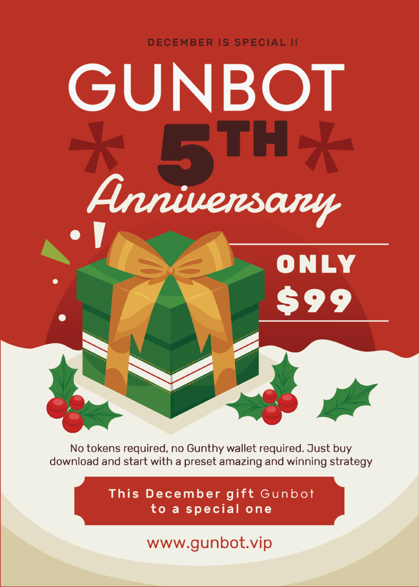 Gunbot 5th anniversary