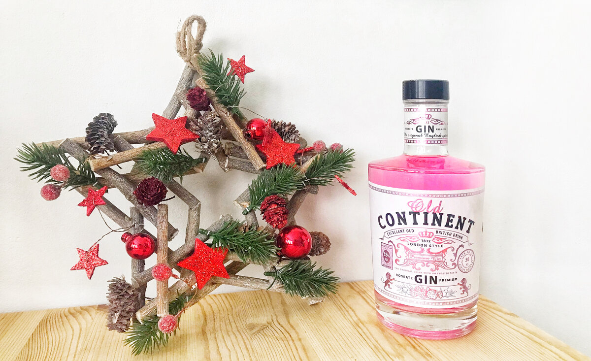 Джин  Old Continent - Джин «Старый Континент» земляничный 