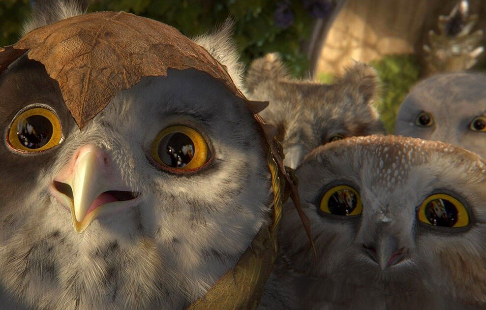 В 2010-м году на экраны вышел мультфильм под названием "Легенды ночных стражей", главными героями которого стали совы.-2
