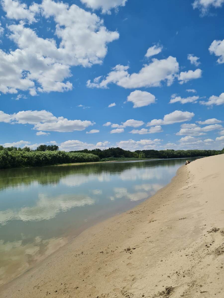 река Иртыш, на которой я выросла.