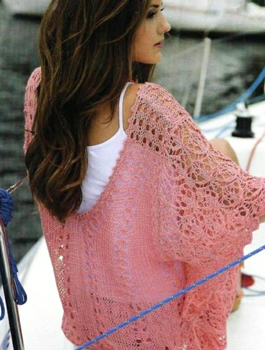 Ажурная туника.