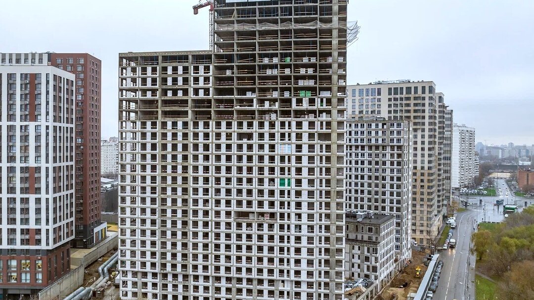 ЖК «Тринити» — аэросъемка Новострой-М