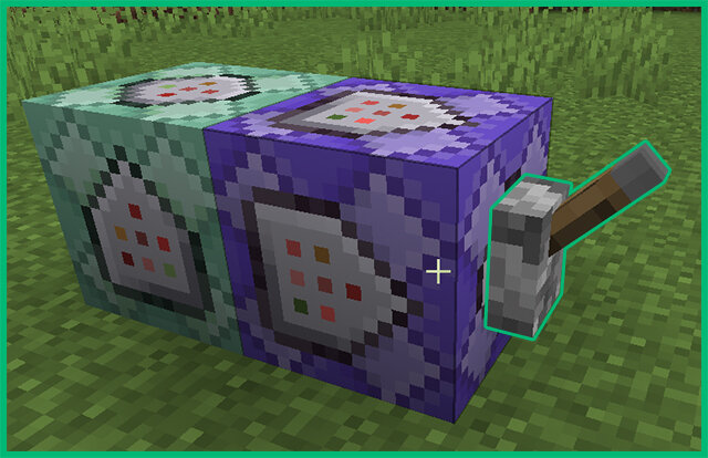 Два командных блока

