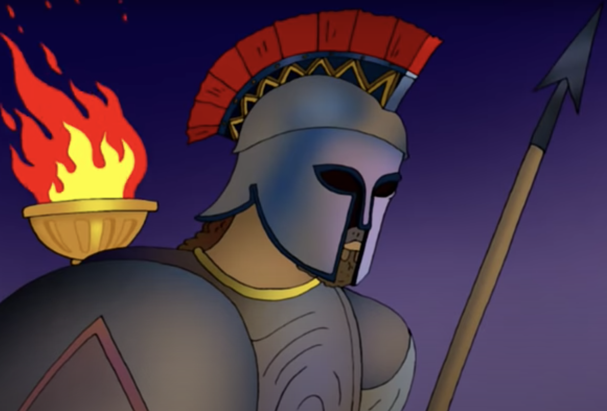 Кадр из фильма "Занимательные уроки Р.Саакаянца"