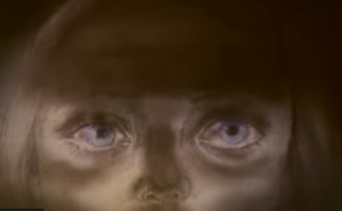 Кадр из мультфильма "Девочка со спичками"