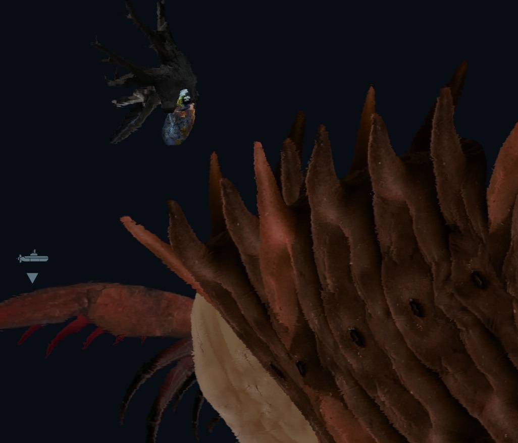 Не все существа настроены агрессивно. По крайней мере по отношению "к своим". Кравлер и Хаск никогда не станут нападать друг на друга, но вот съесть мёртвое тело своего товарища не против.
Грех будет не упомянуть о Наблюдателе (Watcher). Самое милое и безобидное существо... Пока Вы его не трогаете. От него убегают только кравлеры, хаски, мантисы: мелкие существа. С остальными он в нейтралитете, судя по всему. Его будет атаковать только Чарибдис, но если Червь будет рядом, то всё обойдётся.
