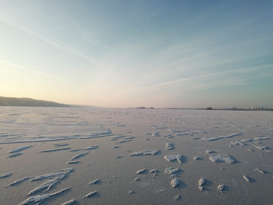 Цвета на закате и эта дымка...