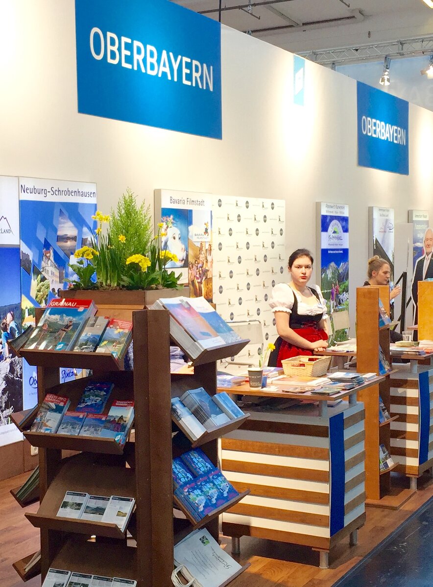 Туристическая выставка в Мюнхене. Есть на что посмотреть в Баварии. Фото автора блога