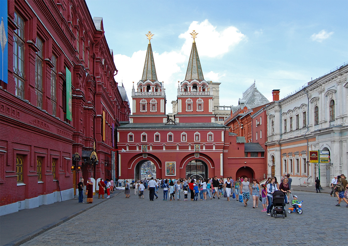 Вход в красную площадь