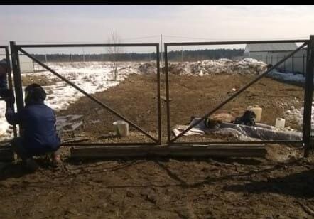 Сварили ворота сами 😉