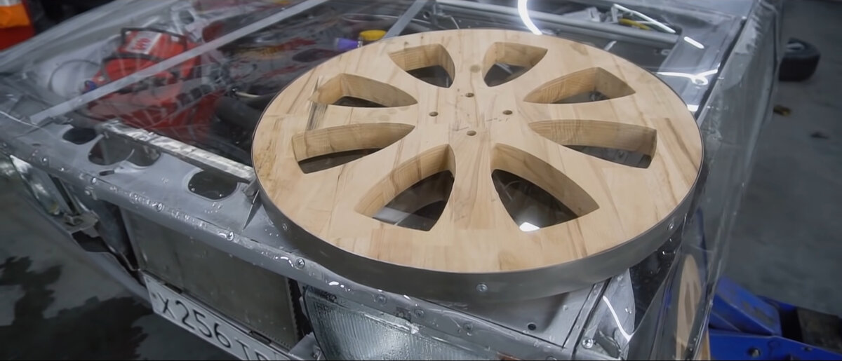 Самодельные колеса из дерева 