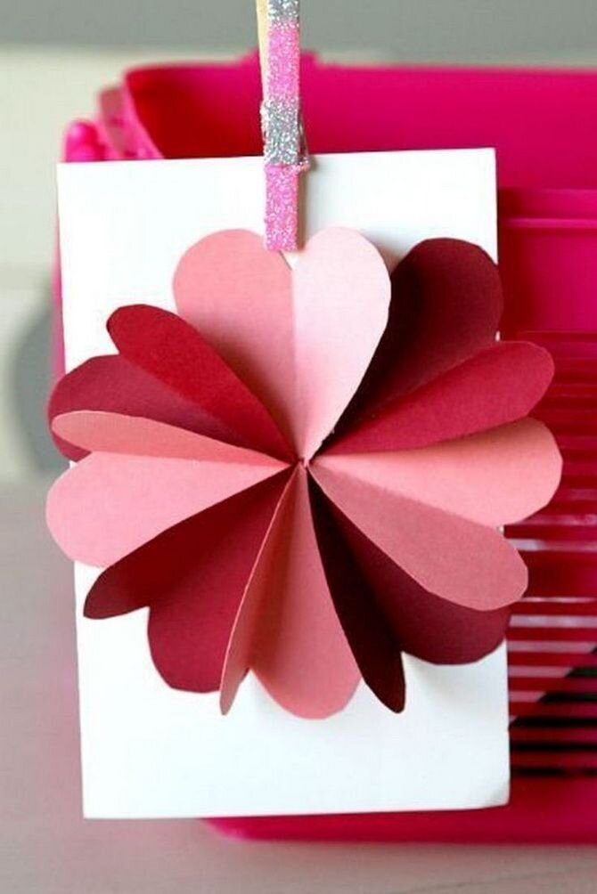 Love Paper Cutting (Valentine's Day) из бумаги