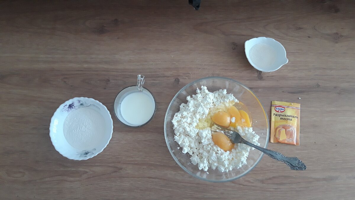 Фото автора. Творожные оладьи 