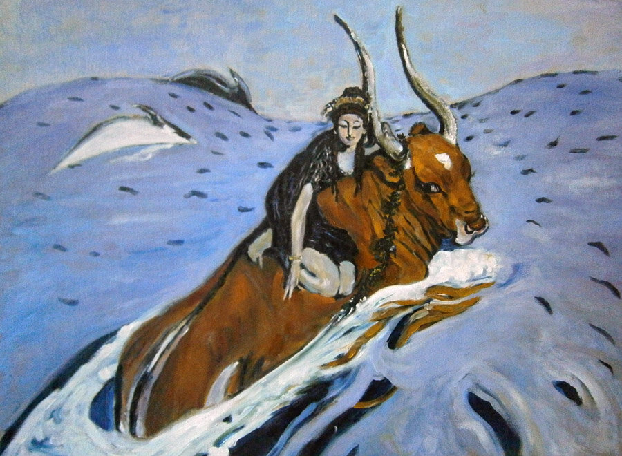 Одиссей и навсикая картина серова