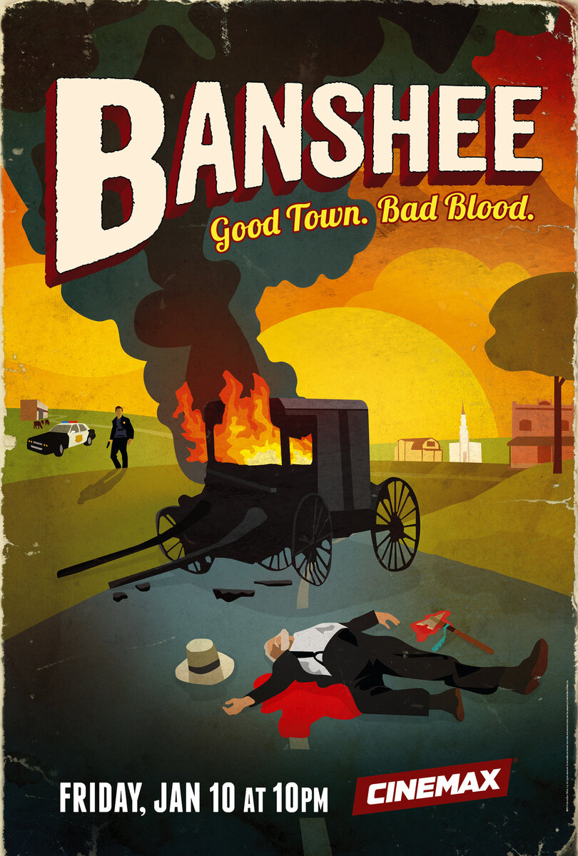 Банши (Banshee, 2013-2016) Лучший сериал-боевик. | Без спойлеров | Дзен