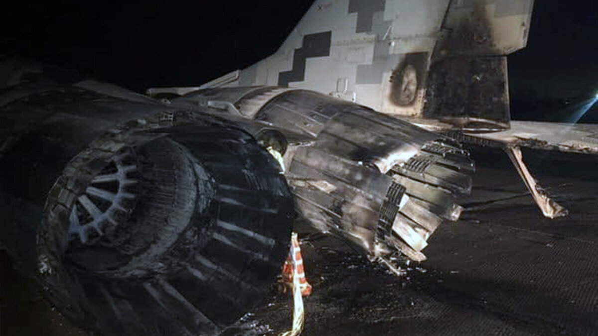 МиГ-29МУ1, из 40-й авиабригады ВСУ