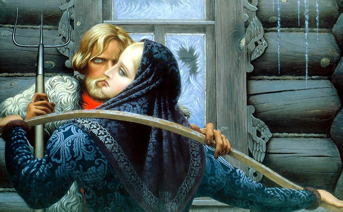 К.Васильев "У колодца"