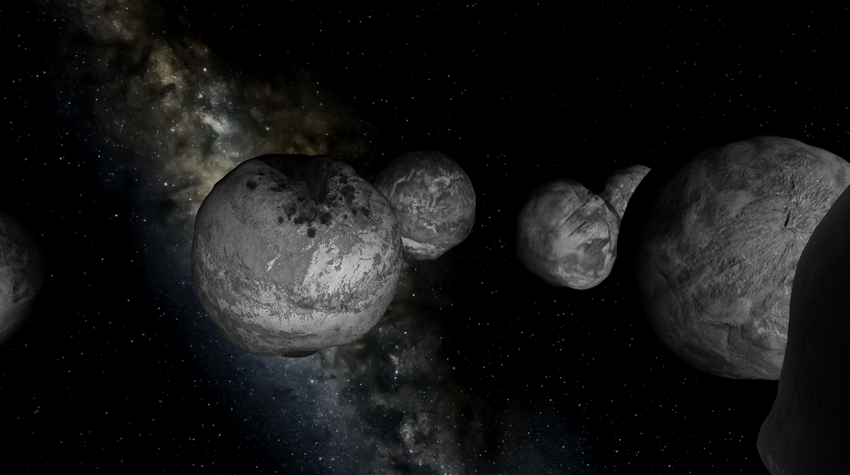 Различные Астероиды
(Авторская графика Pertichor V)