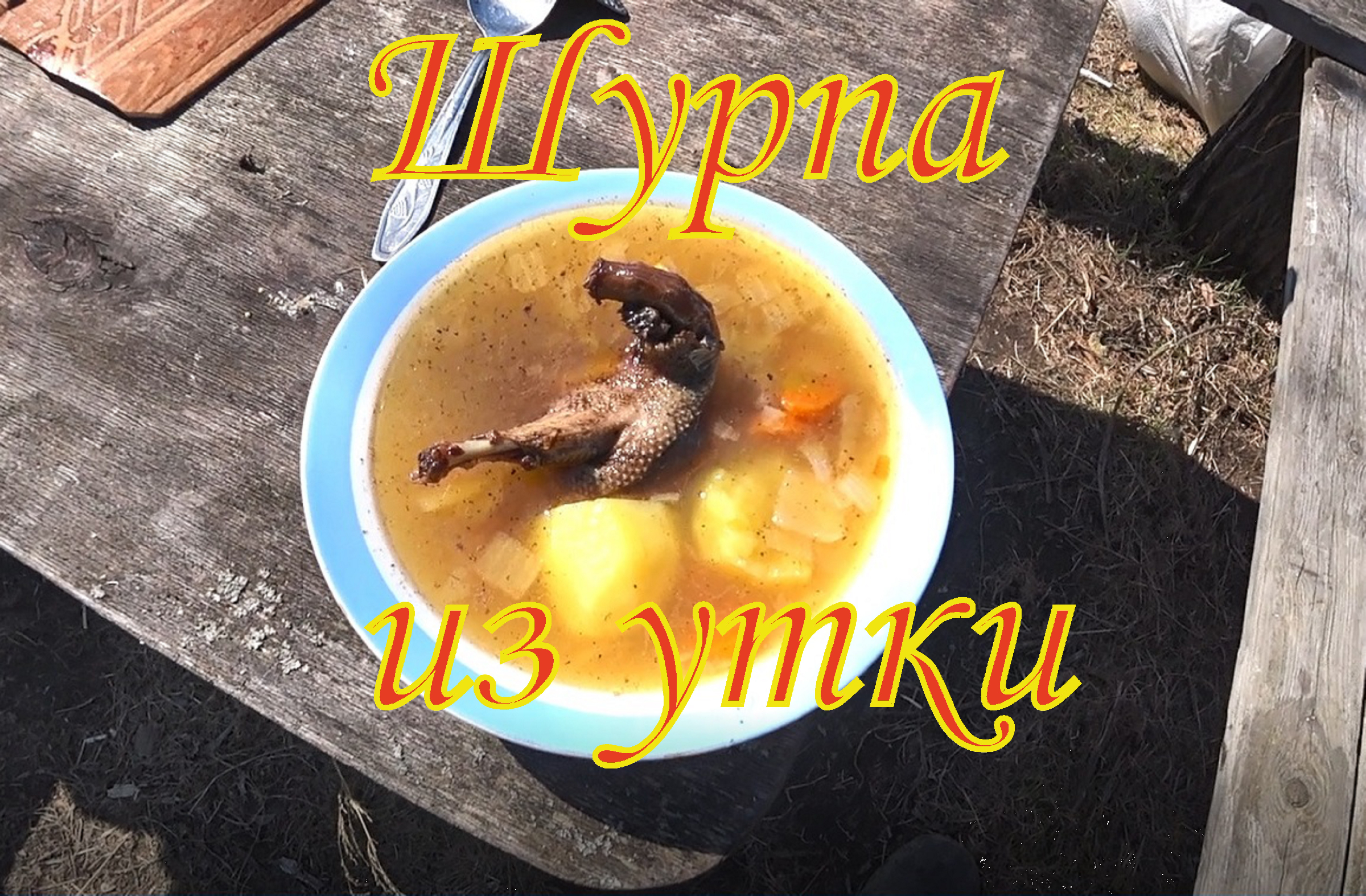 Шурпа из дикой утки