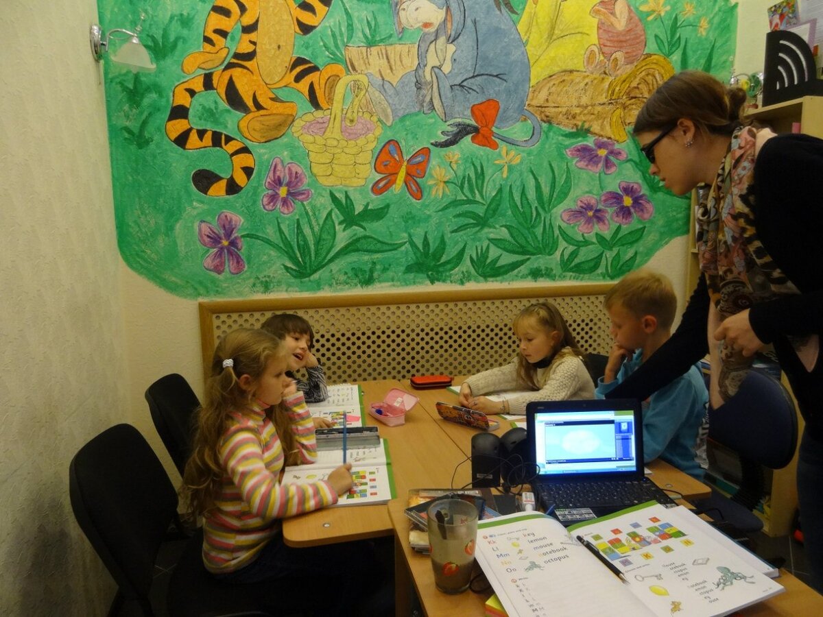 Урок в нашей школе