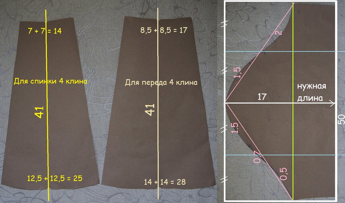 Клинья и рукав