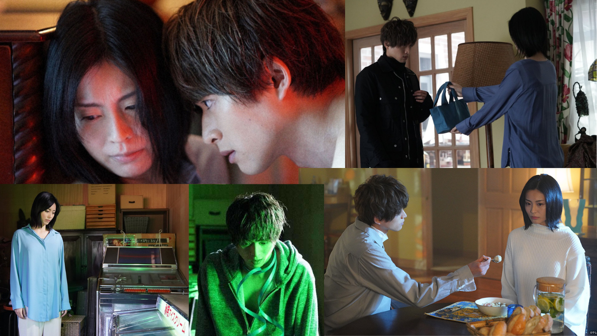 Коллаж кадров из дорамы «Мой муж спит в морозильной камере»