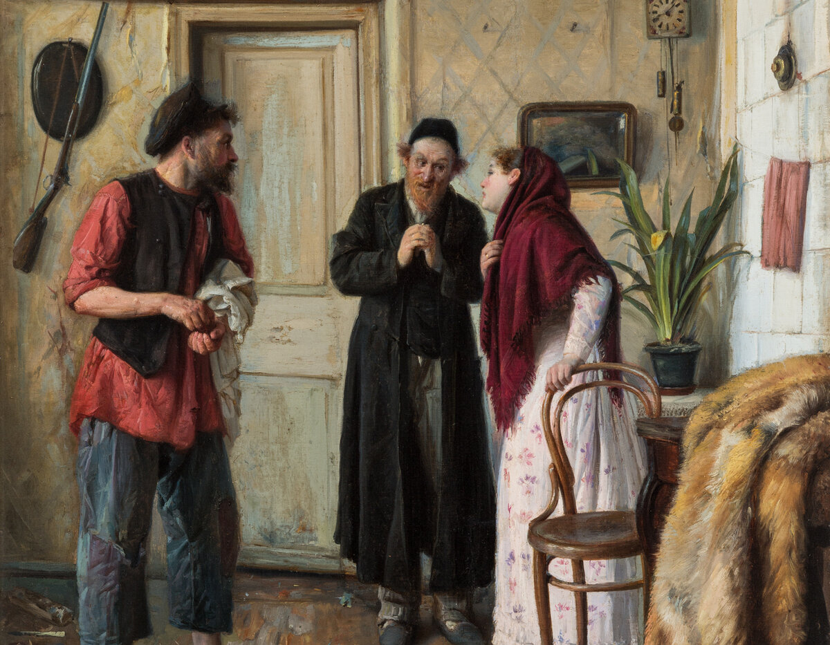 Михаил Ватутин «Ростовщик», фрагмент