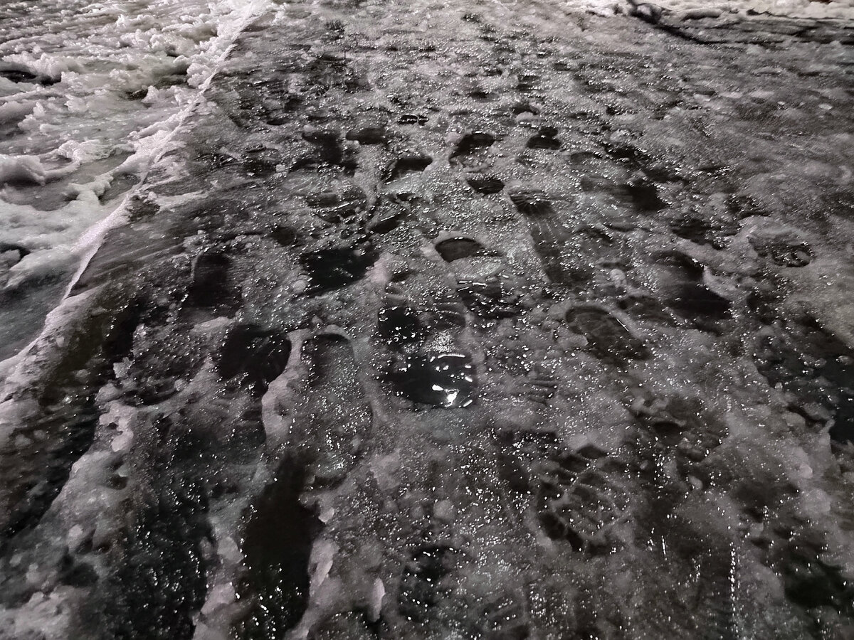 Снег перешел в дождь
