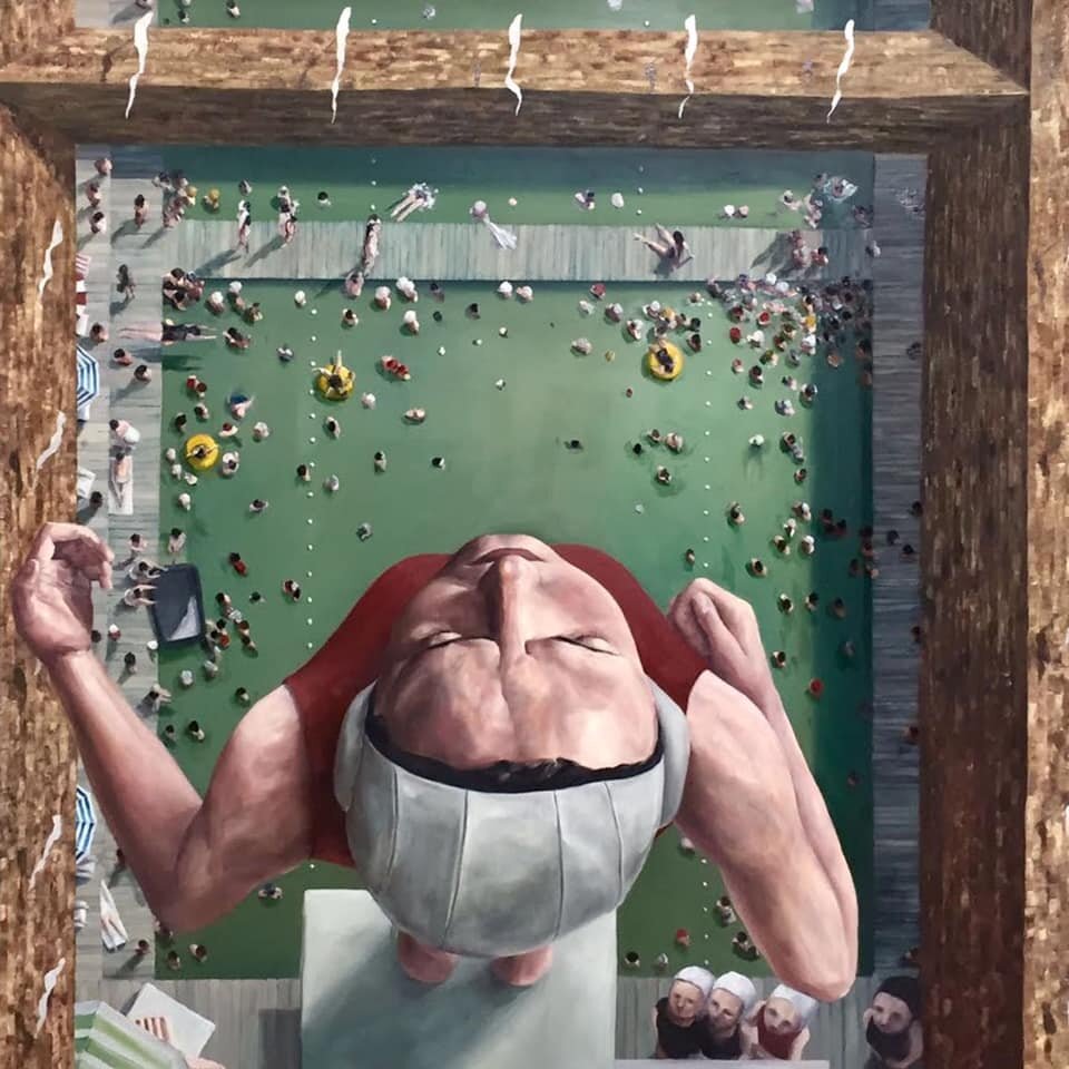 © Саймон Дальгрен Строт / Simon Dahlgren Strååt ГРЕТА 2017 год  97 / 110 см