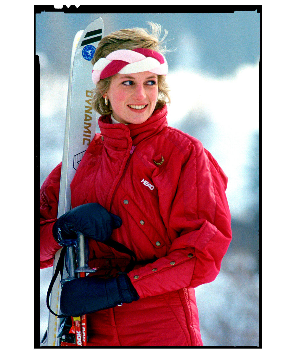    Принцесса Диана на отдыхе в Швейцарии, 1986GETTY IMAGES