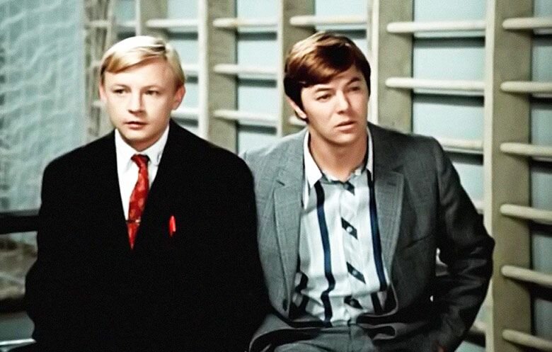 Михаил Кононов и Александр Збруев в фильме "Большая перемена", 1972